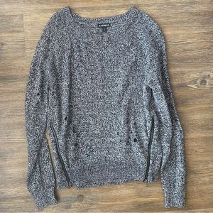 Express Destroyed Sweater
